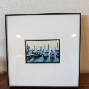 Framed Gondola Art Print